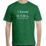 Playera I know HTML sillicon valley